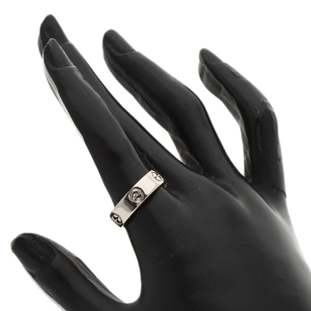 CARTIER 18k Silver Love Ring #55 - Picture 5 of 8